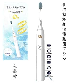 電動歯ブラシ pine Amazon.co.jp: グリス プラチナナノ Ptnano万毛 音波電動